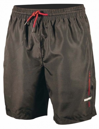 Short De Bain Beuchat Water Noir Rouge